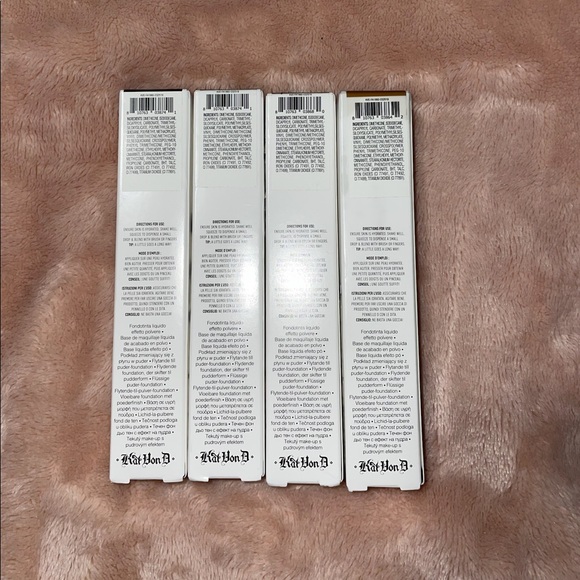 BNIB KVD True Portrait Liquid Foundation Shades: Tan066, Tan074, Deep 086 (2X) - Picture 3 of 3